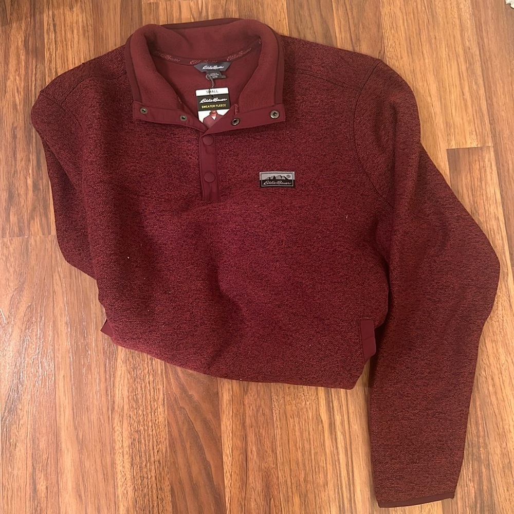 Eddie Bauer Sweater Fleece NWT size small